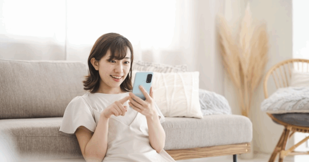 女性　副業　スマホ